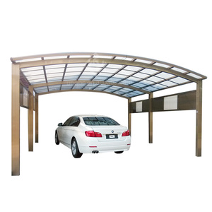 Abri de voiture/garages <span class=keywords><strong>en</strong></span> alliage d'aluminium avec structure <span class=keywords><strong>en</strong></span> arche cantilever, couverture <span class=keywords><strong>en</strong></span> polycarbonate imperméable et durable pour l'extérieur, pour 1/<span class=keywords><strong>2</strong></span> <span class=keywords><strong>voitures</strong></span> - Product Image 4