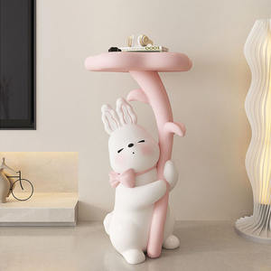 Penjualan laris Dekorasi resin penyimpanan ornamen Kelinci meja kamar tidur ruang tamu dekorasi patung kelinci kartun kustom - Product Image 2