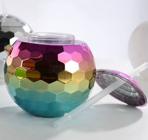 Nuovo prodotto di tendenza 20 once bicchieri per bevande galvaniche bicchieri per Sipper per alcol metallici feste colorate tazza da discoteca - Product Image 2