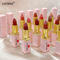 Ensemble de rouges à lèvres mats effet soft focus, 12 teintes, toucher crémeux, haute pigmentation, parfum de lait, végan, imperméable, longue tenue, format voyage