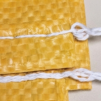 Sac d'emballage en PP tissé jaune pour maïs