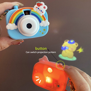 Sáng tạo dễ thương cầu vồng chiếu sáng Keychain món quà nhỏ Mặt dây chuyền cho schoolbag phụ kiện khuyến mại Keychains Carabiners - Product Image 5