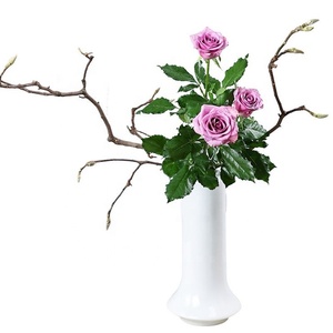 Ceramic <strong>Vase</strong> Ohararyu Ikebana Style Kenzan <strong>Flower</strong> Arrangement Utensils Living Room Decorations Cylinder Tall <strong>Vase</strong> - Product Image 1