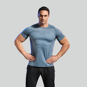 OEM Customized Nylon Spandex Lightweight Skinny Fit Summer Breathable Eco-Friendly Anti-Bacterial Workout Training Compression - Product Image 1