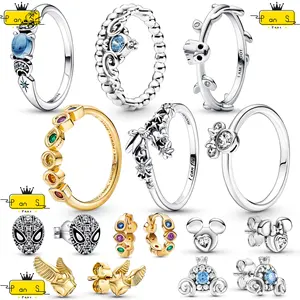 De Best Verkochte Dames Sieraden 925 Sterling Zilveren Drievoudige Ring In Elkaar Grijpende Ring Geschikt Voor Originele Ipandoiraer Accessoires