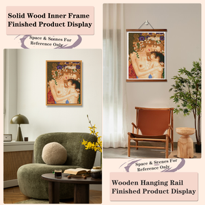 Kit de peinture diamant DIY pour enfants, vente en gros, 5D, entièrement brodé, Château de rêve de princesse avec mère et enfant, Décoration artistique pour la maison - Product Image 5
