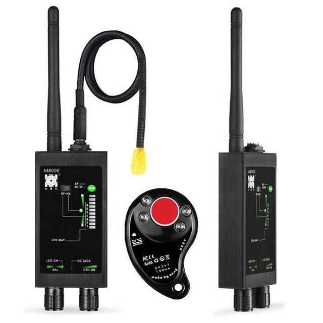 M8000 Radio Wave Multi-Function RF Detectors/Signal Auto Search Finder with Alarm/High Sensitive Magnet Scanner