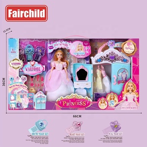 Offre Spéciale : Ensemble de meubles de maison de poupée miniatures en plastique ABS Fairchild avec vêtements de poupée éducatifs DIY pour les enfants de 3 ans et plus - Product Image 2