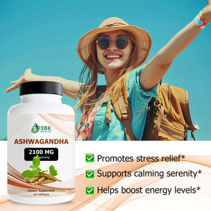 Cápsulas de Ashwagandha de Alta Calidad que Favorecen la Calma y la Serenidad y Ayudan a Aumentar los Niveles de Energía con el Suplemento de Cápsulas Total Blend - Product Image 5