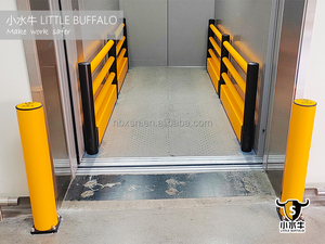 HDPE <span class=keywords><strong>Flexible</strong></span> Heavy Duty Tráfico Barrera de seguridad vial Bolardo Poste de plástico PAS13 TUV Certificado Amarillo + Negro - Product Image 5