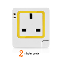 Étuis en plastique personnalisés universels pour différents protecteurs de prise de style campagnard. Protecteurs Smart Plug avec coques personnalisées