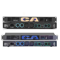 Amplificateur de puissance numérique CA450 à deux canaux 2400W 2x450 Watt RMS AMP 2 voies fonction de pontage 19 "1U conception de rack