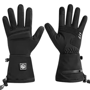 Guantes Térmicos de litio con USB para esquiar, guantes con batería eléctrica de 7,4 V, 3 niveles de temperatura