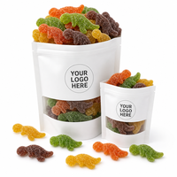 Bulk Wholesale Dinosaur Gummy Candy Sugar Coated Mixed Fruit Flavors Novelty Shape Kids Classroom Party Snacks Candy