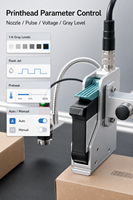 Imprimante jet d'encre TIJ haute résolution T2000V avec système de vision, codeur de date et de code QR pour machine d'emballage