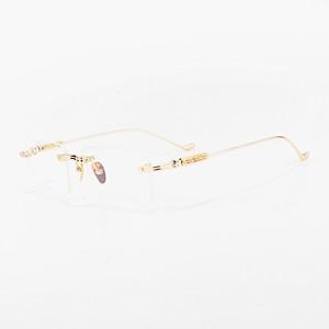 Lunettes de lecture sans monture pour homme et femme, style gentleman, usage quotidien, montures de lunettes médicales pour jeunes, fabricants personnalisés Guangdong - Product Image 3