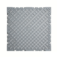 Dalles de sol de garage emboîtables pour atelier de teinture de vitres, tapis de sol en plastique auto-drainants pour centre de lavage et d'entretien automobile