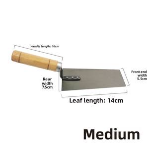 Fornitura diretta in fabbrica lama in acciaio inossidabile coltello per la posa di piastrelle a pala piatta - Product Image 6