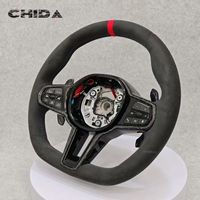 Setir Mobil Profesional Berkualitas Tinggi Berbahan Suede dan Serat Karbon untuk BMW F10 F30 F20 F18 F36 E89 E90 G20 G11 G06