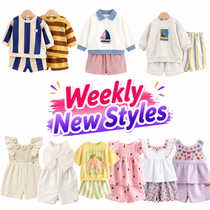 Cotton Unisex Baby Clothing Sets Striped Sailor Print Dresses Rompers Kids Summer Outfits <b>Mix</b> Match Styles - Product Image 1