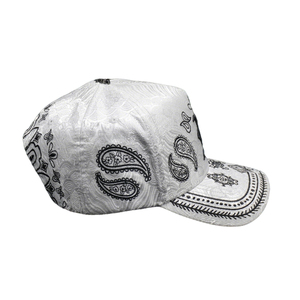 Casquette <span class=keywords><strong>de</strong></span> baseball <span class=keywords><strong>de</strong></span> haute qualité G5 à 5 panneaux avec logo brodé personnalisé, doublure en satin blanc <span class=keywords><strong>de</strong></span> haute qualité, casquette Rebel - Product Image 4