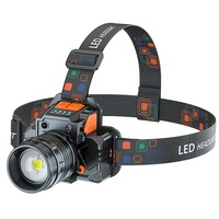 Lampu Kepala LED Wason Ultra Terang USB Rechargeable untuk Hiking, Camping, Outdoor, Senter Kepala dengan Tali Kepala yang Dapat Disesuaikan