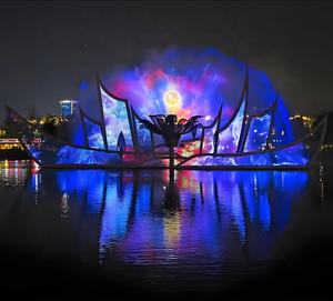 Fuente <span class=keywords><strong>de</strong></span> Proyección <span class=keywords><strong>de</strong></span> Películas al Aire Libre <span class=keywords><strong>de</strong></span> Acero Inoxidable <span class=keywords><strong>de</strong></span> Alta Calidad, Espectáculo Musical con Láser Bailarín - Product Image 1