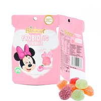 Op maat gemaakte roze matte Doypack zak met onregelmatige vorm, van aluminiumfolie, met ritssluiting voor voedselverpakking