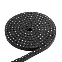 Papan Rantai Konveyor SMT Anti-Statik PC40 Hitam Putih Plastik Putar Datar untuk Loader Discharger Chip Mounter