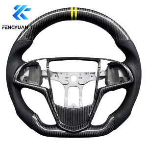 Volante de Fibra de Carbono Forjado para <span class=keywords><strong>Cadillac</strong></span> <span class=keywords><strong>Cts</strong></span> v Ats Ct5 Xt6 Ct4 <span class=keywords><strong>Cts</strong></span>-v <span class=keywords><strong>3.6</strong></span> F1 Srx STS XTS Escalade Coupe 2016 2008 2004 - Product Image 1