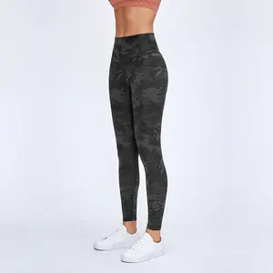 2022 Dropship Celana Yoga Bercetak Digital Ular Leapord Camo Celana Fitness Sublimated Logo Kustom Pakaian Aktif Legging Yoga