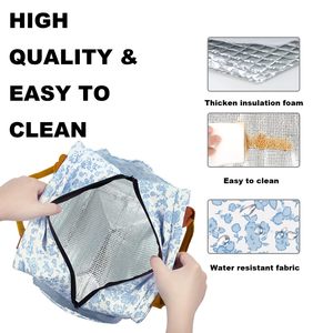 Leakproof Cooler <b>Food</b> Lunch <b>Containers</b> Reusable High Capacity <b>Insulated</b> Lunch Tote Bags - Product Image 5