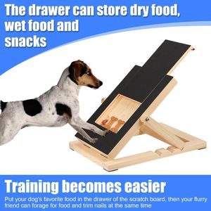 Planche à gratter pour chien en bois écologique - Couleur naturelle, style classique - Product Image 3