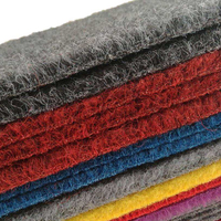 Alfombra de Tela No Tejida Punzonada con Patrón Cruzado, Resistente al Fuego, Ignífuga y Transpirable para Autos, Protege la Superficie de Pintura