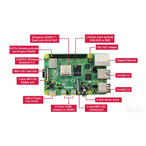 Placa PCBA con 4GB de RAM y 16GB de EMMC, Raspberry Pi 4 Modelo <span class=keywords><strong>B</strong></span>, 8GB, Procesador Amlogic <span class=keywords><strong>S905X3</strong></span> de Cuatro Núcleos, Placa de Desarrollo Android - Product Image 4