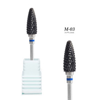 Forets à ongles en céramique noire professionnels pour manucure et pédicure, fraises de nettoyage des cuticules, outils de ponçage et de lime à ongles, accessoires, logo personnalisé