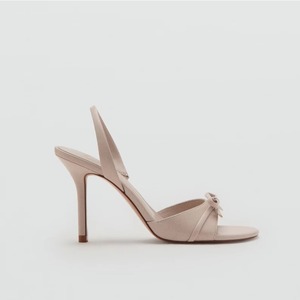Wholesale Fashion Strappy Heeled Sandals with Bow Detail Open <b>Round</b> <b>Toe</b> slip on Stiletto <b>Heel</b> Sandals Femme Outdoor Shoes - Product Image 3