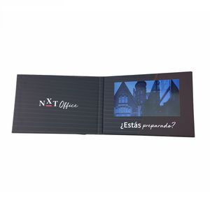 7 pouces LCD Display Digital <span class=keywords><strong>Video</strong></span> Brochure Card Paper Design Birthday Greeting <span class=keywords><strong>Video</strong></span> Card Gift Collection pour des occasions spéciales - Product Image 3