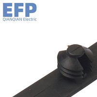 Clip de fixation écologique de haute qualité pour panneau latéral de porte arrière noir, conception dissimulée efficace, en nylon économique