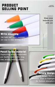 <span class=keywords><strong>2025</strong></span> Trắng Bút Bi Cá Nhân Khuyến Mại Nhựa Bằng Văn Bản Cụ Khắc In Ấn Logo Văn Phòng Trường Bút - Product Image 5