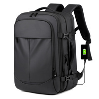 Mochila de Viaje Expandible, Impermeable, Grande, para Negocios y Conferencias, con Puerto de Carga USB, Diseño Moderno y Duradero