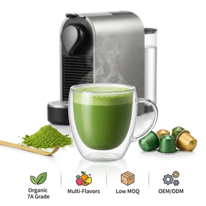 Capsules de Matcha Biologique USDA pour la Perte de Poids et la Combustion des Graisses, Compléments d'Extrait de Thé Vert à Marque Privée, Échantillon Gratuit - Product Image 1