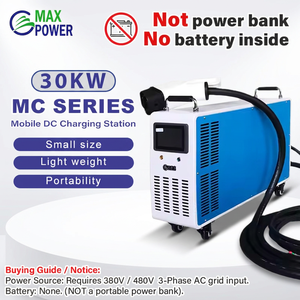 เครื่องชาร์จรถยนต์ไฟฟ้าแบบพกพา 30KW รองรับการชาร์จแบบ Vehicle-to-Vehicle พร้อมหน้าจอสัมผัส MC30750 ใช้ไฟฟ้ากระแสสลับ 3 เฟส 480V รองรับหัวชาร์จ GBT CCS CHAdeMO - Product Image 4