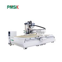 Machine de gravure CNC à 3 axes pour le travail du bois industriel, multi-têtes, 2 broches, pour la sculpture sur bois