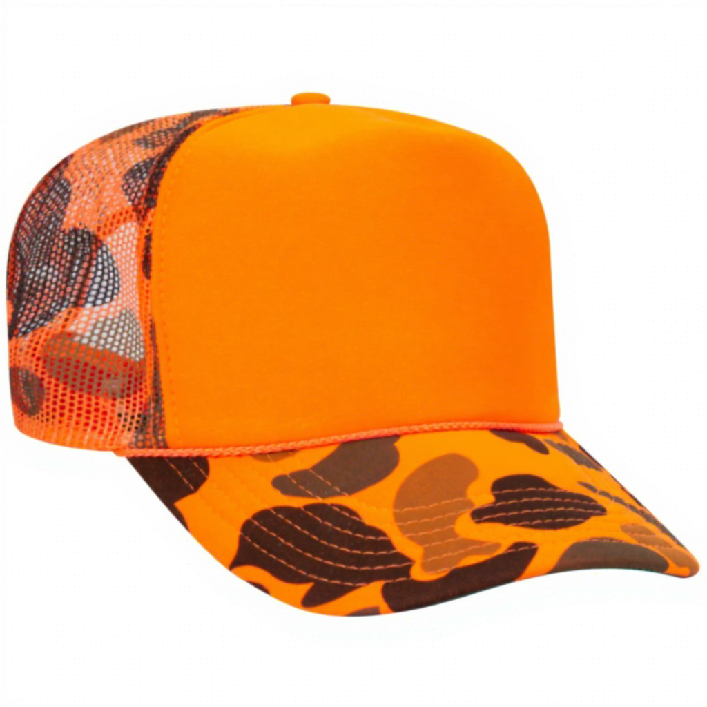 orange et camouflage
