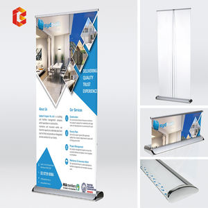 ป้ายโชว์แบบม้วนฐานกว้างทำจากอลูมิเนียมขนาดใหญ่สำหรับโปรโมชันกลางแจ้งและในร่ม - Product Image 3