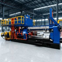 Presse d'extrusion d'aluminium 1250T, 5,5 pouces, 180KW, 380V, extrudeuse hydraulique PLC pour profilés en aluminium