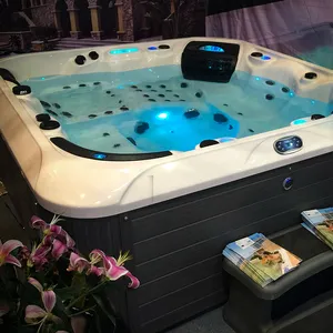 M-770D facilité Spas Offre Spéciale acrylique 6 personnes Whirlpool Massage Spa Bain à remous