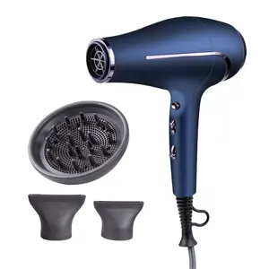 SEALY Professional Salon 2200-2400W Watt High Speed Strong Wind Hair Blower Quick Fast Dry Hair Dryer Includes Styling Nozzles