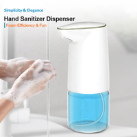 Distributeur de savon rechargeable pour hôtel capteur manuel en plastique intelligent mousse à vaisselle sans contact bouteille automatique à mousse liquide moussante